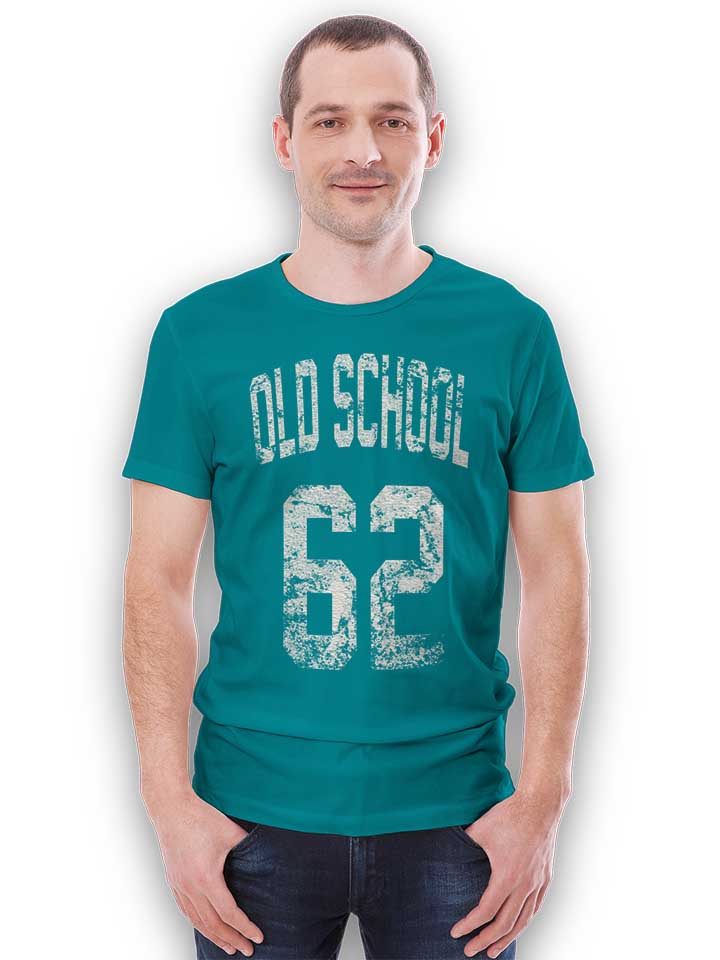 oldschool-1962-t-shirt tuerkis 2
