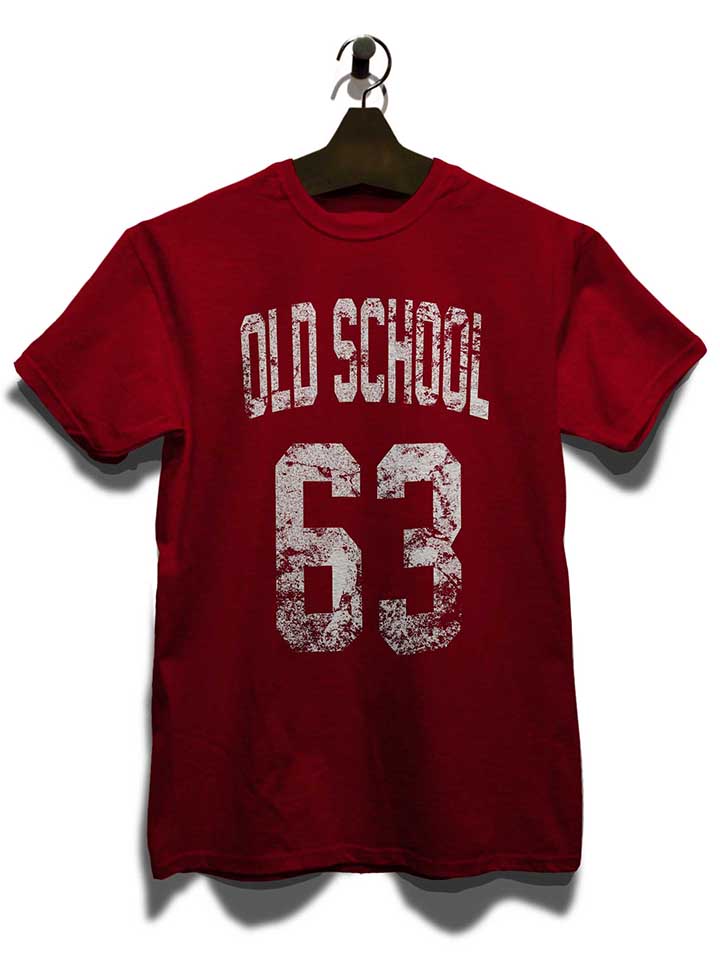 oldschool-1963-t-shirt bordeaux 3