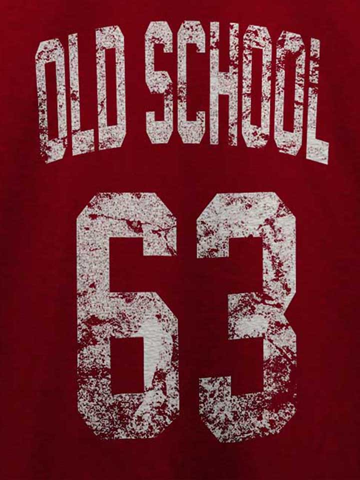 oldschool-1963-t-shirt bordeaux 4