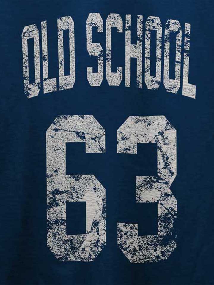 oldschool-1963-t-shirt dunkelblau 4