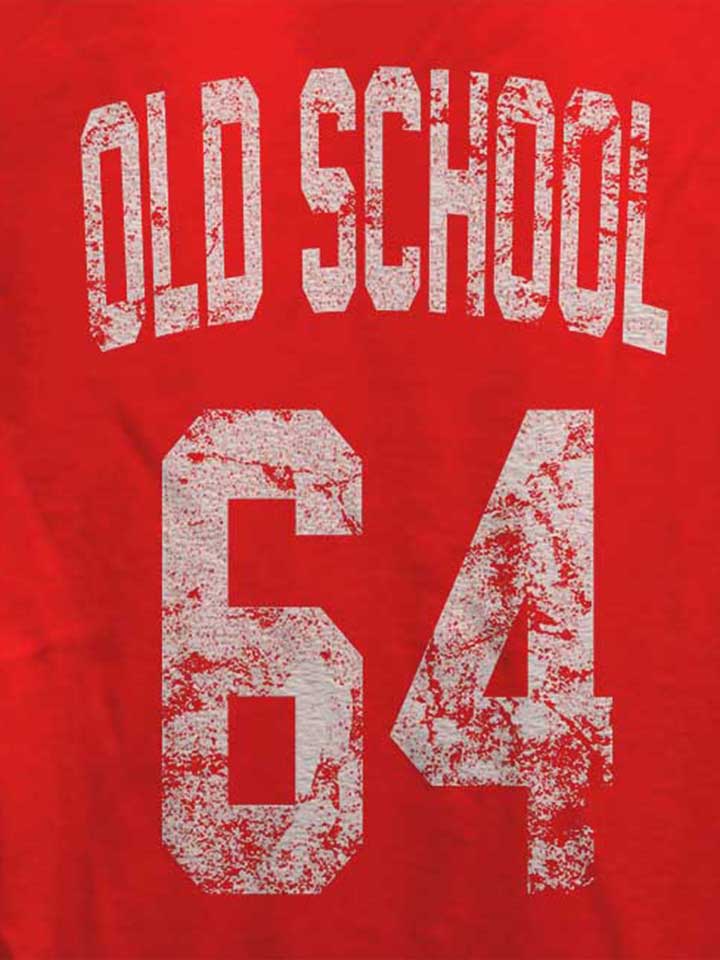 oldschool-1964-damen-t-shirt rot 4