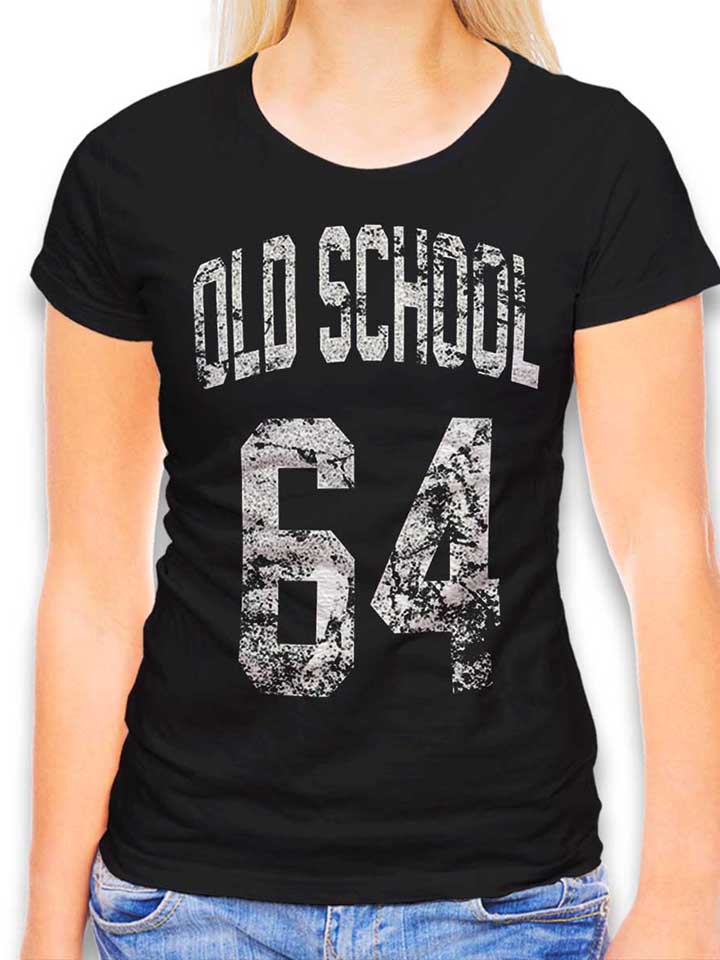 Oldschool 1964 T-Shirt Donna nero L