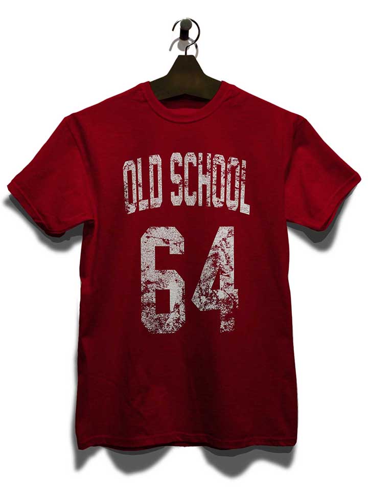 oldschool-1964-t-shirt bordeaux 3