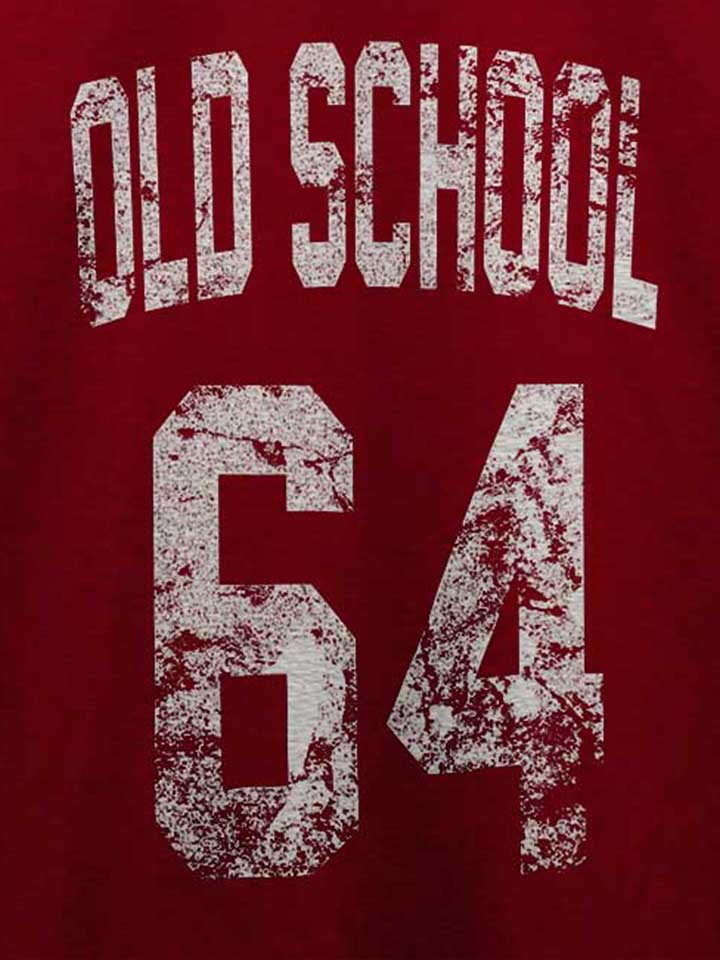 oldschool-1964-t-shirt bordeaux 4
