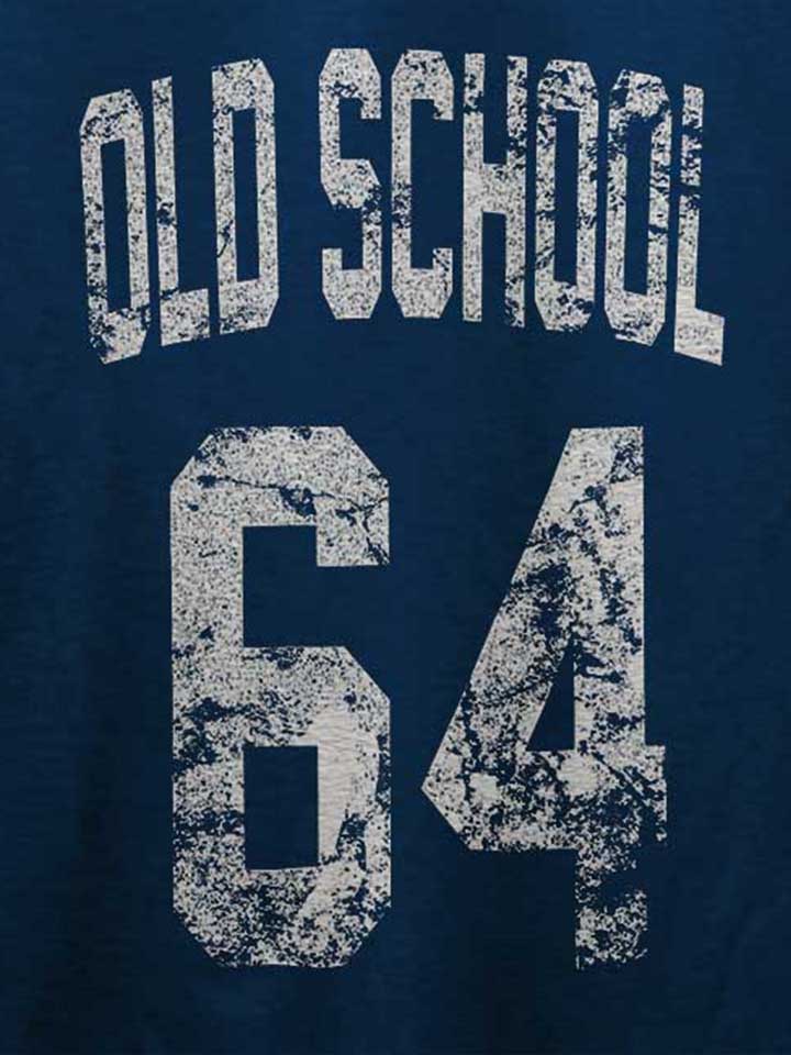 oldschool-1964-t-shirt dunkelblau 4