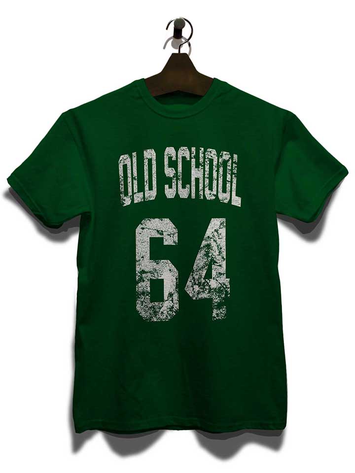 oldschool-1964-t-shirt dunkelgruen 3