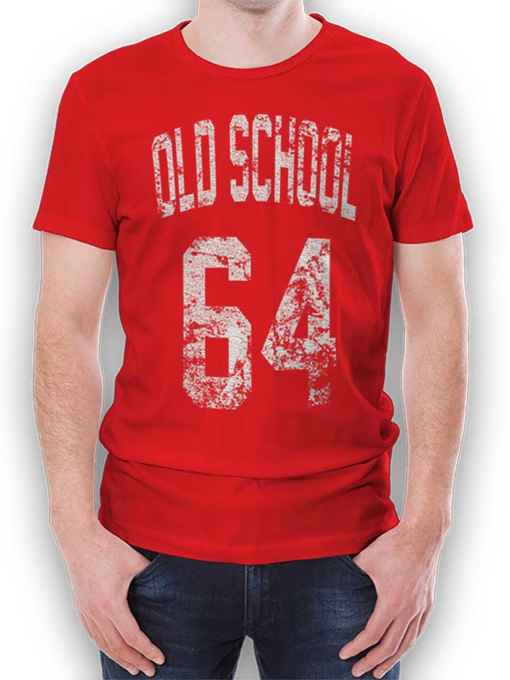 oldschool-1964-t-shirt rot 1