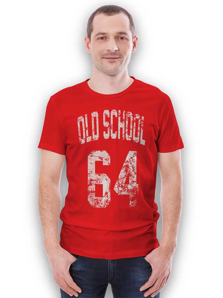oldschool-1964-t-shirt rot 2
