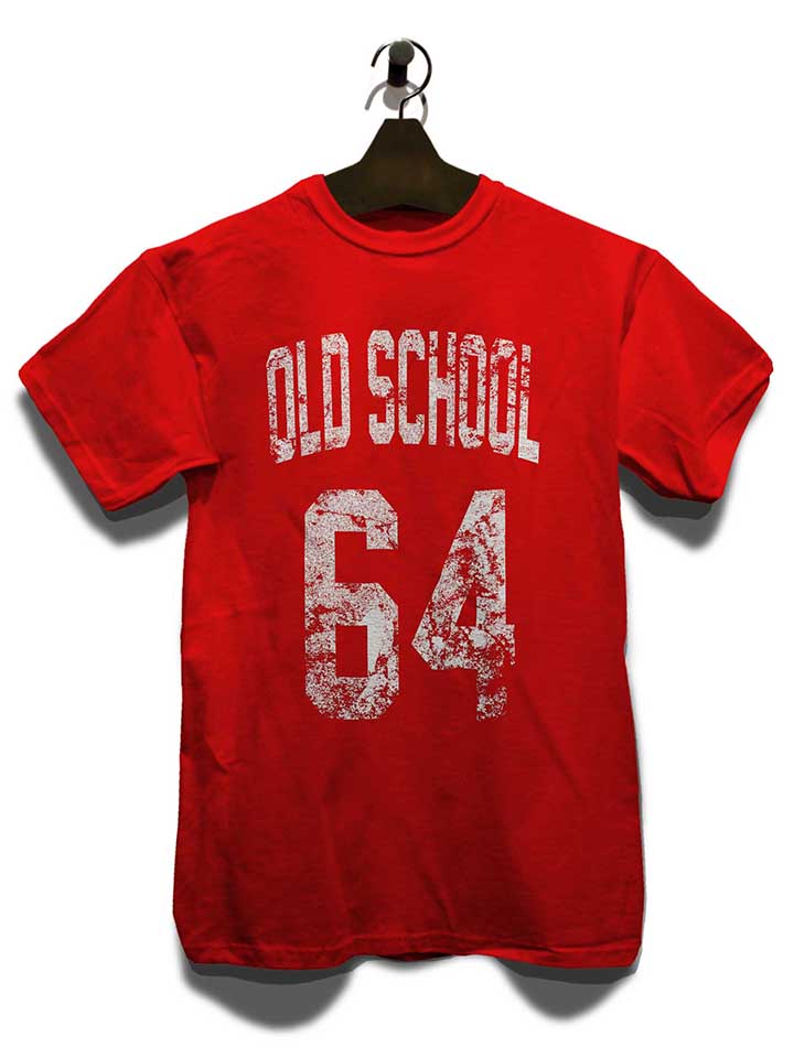 oldschool-1964-t-shirt rot 3