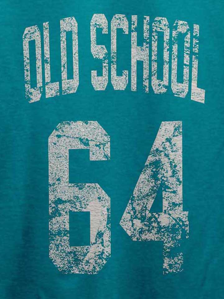oldschool-1964-t-shirt tuerkis 4