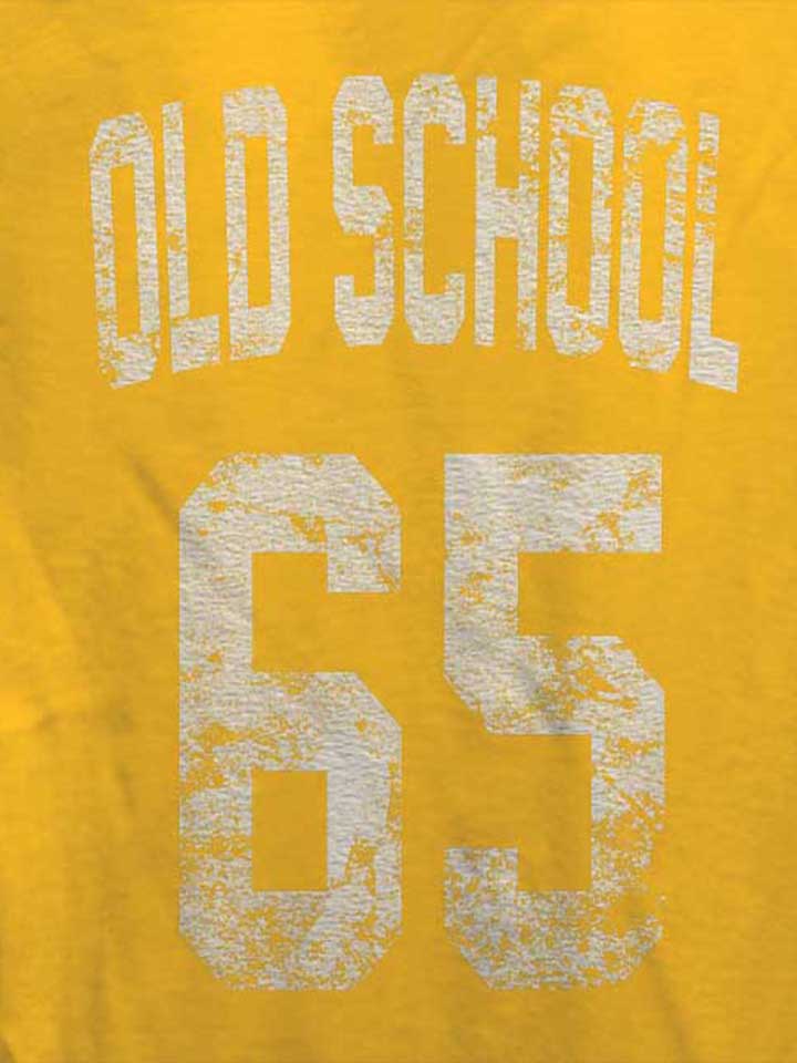 oldschool-1965-damen-t-shirt gelb 4