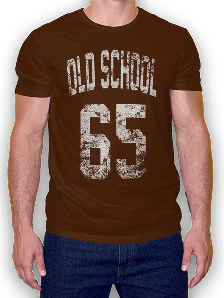 oldschool-1965-t-shirt braun 1