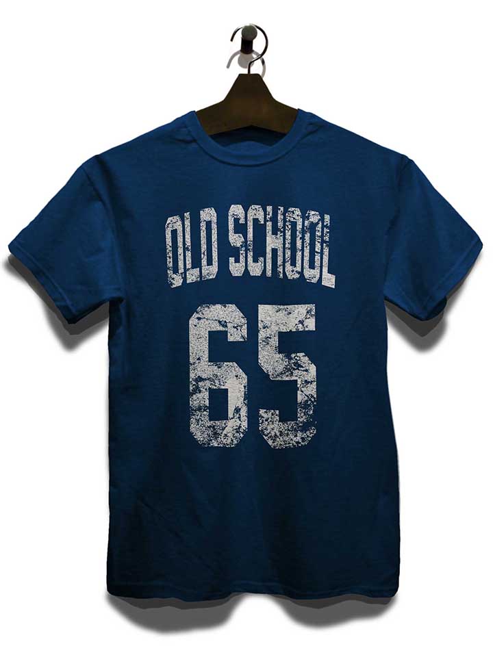 oldschool-1965-t-shirt dunkelblau 3