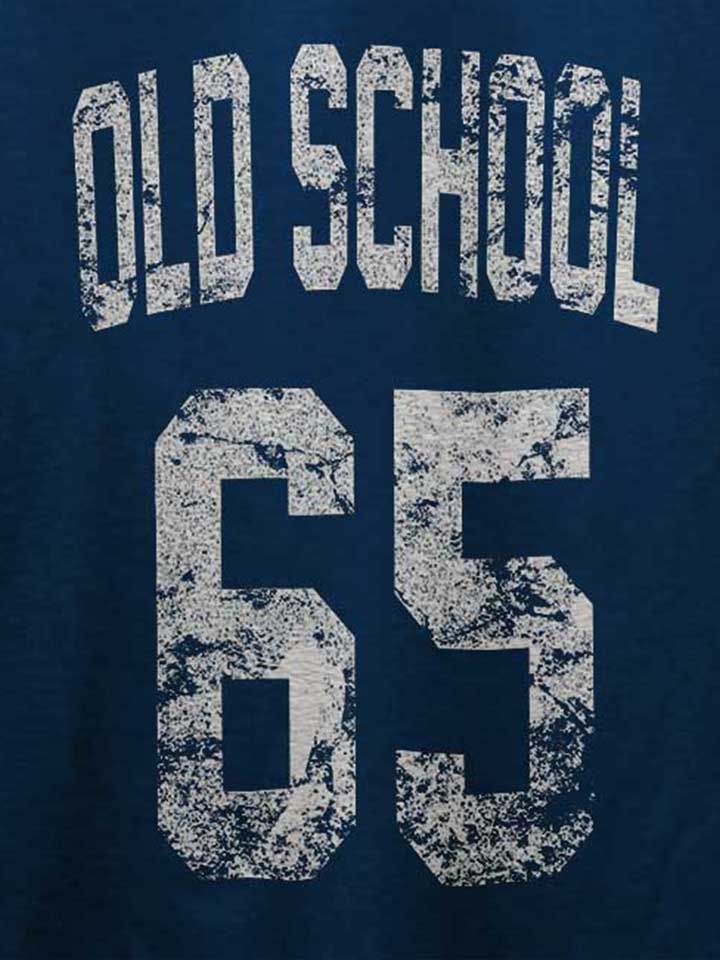 oldschool-1965-t-shirt dunkelblau 4