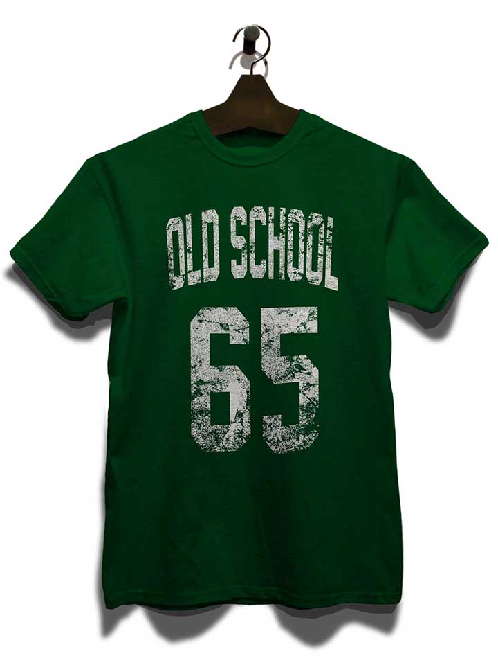 oldschool-1965-t-shirt dunkelgruen 3