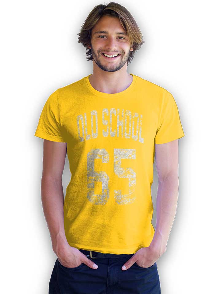 oldschool-1965-t-shirt gelb 2