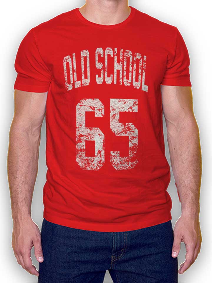 oldschool-1965-t-shirt rot 1