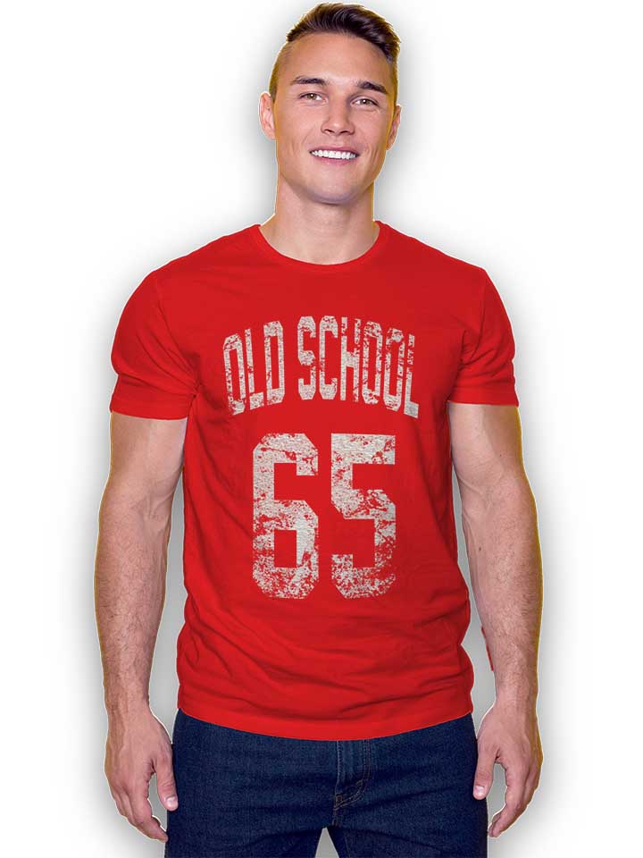 oldschool-1965-t-shirt rot 2