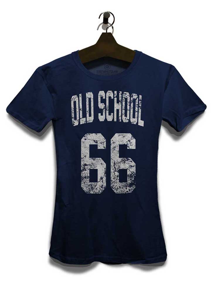 oldschool-1966-damen-t-shirt dunkelblau 3