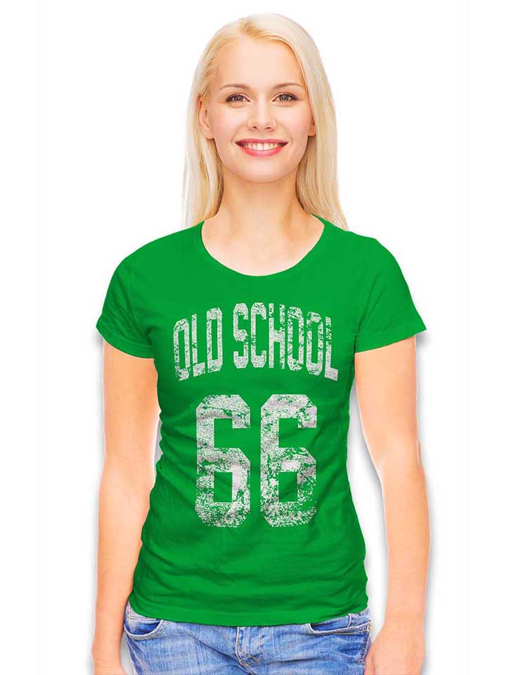 oldschool-1966-damen-t-shirt gruen 2