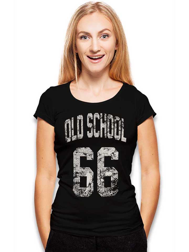 oldschool-1966-damen-t-shirt schwarz 2
