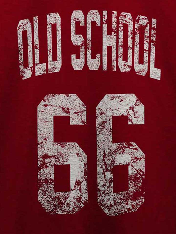 oldschool-1966-t-shirt bordeaux 4