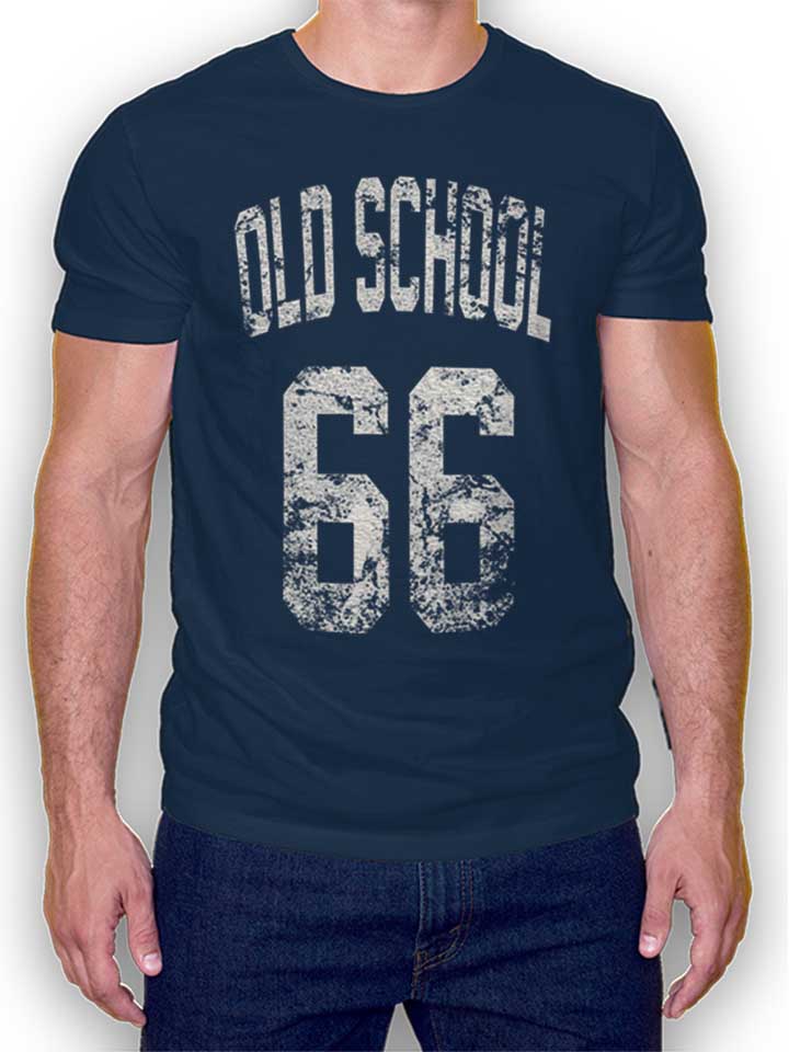 Oldschool 1966 T-Shirt dunkelblau L