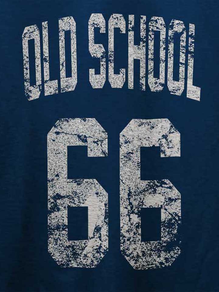 oldschool-1966-t-shirt dunkelblau 4
