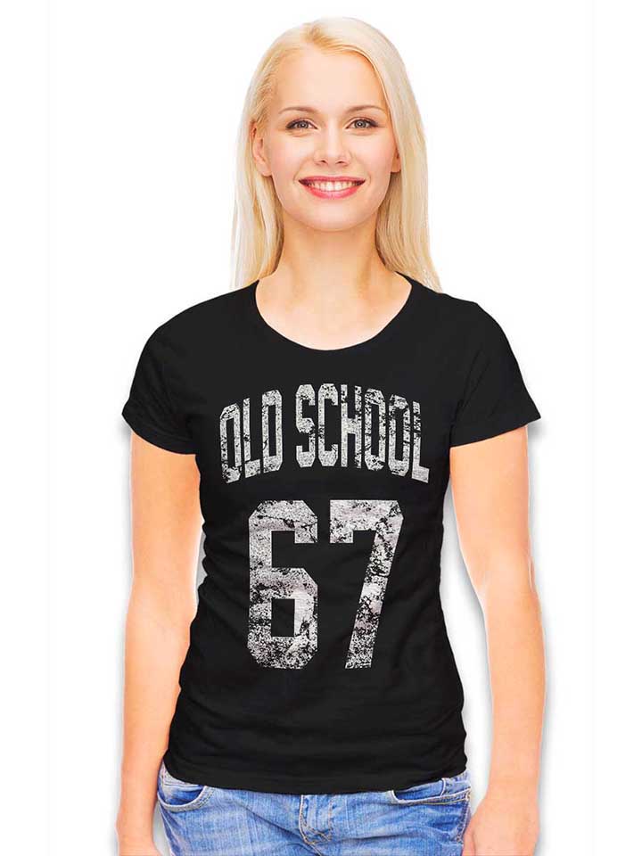 oldschool-1967-damen-t-shirt schwarz 2