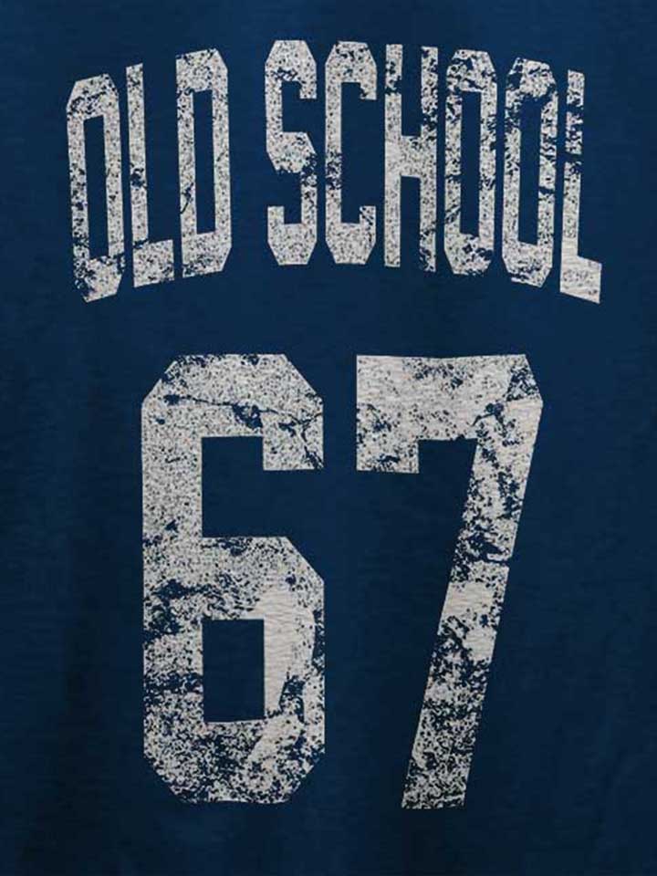 oldschool-1967-t-shirt dunkelblau 4