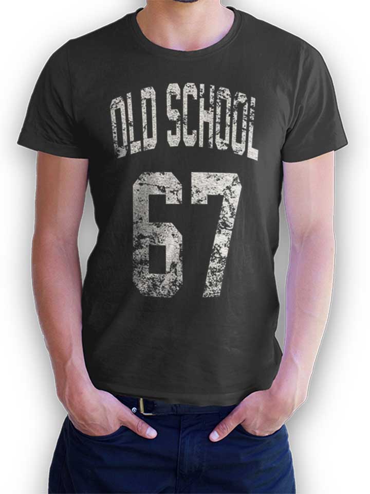 Oldschool 1967 T-Shirt dunkelgrau L