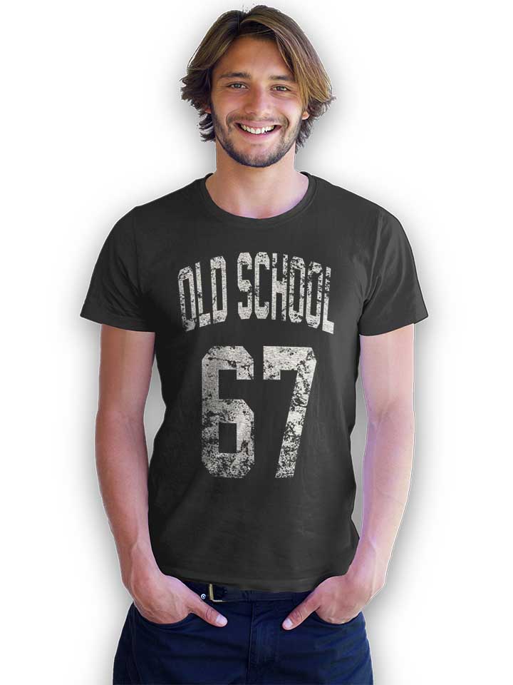 oldschool-1967-t-shirt dunkelgrau 2