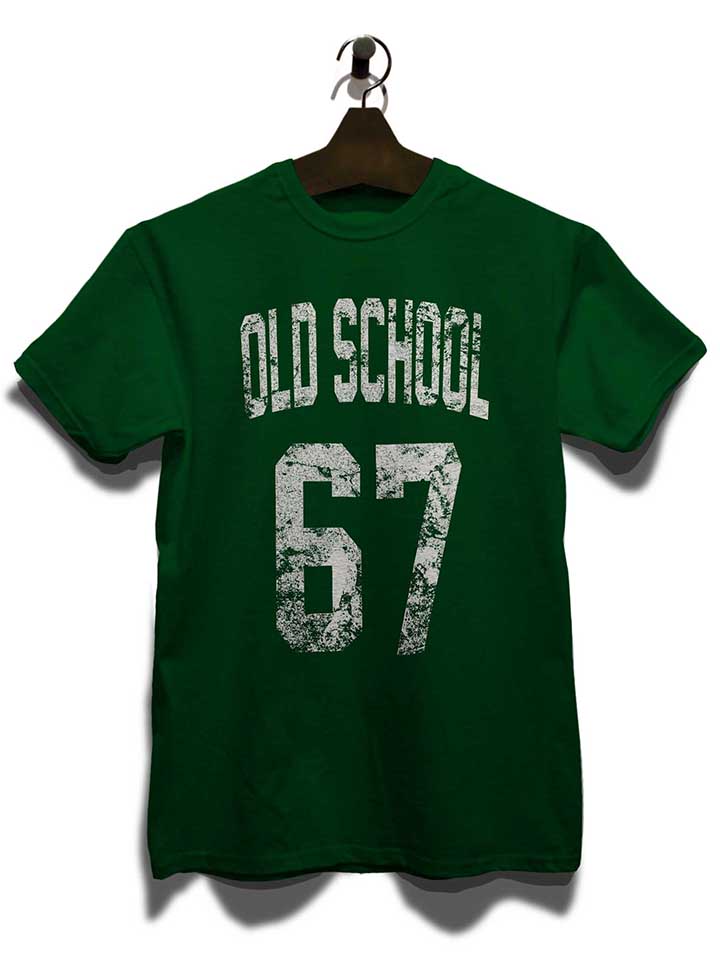oldschool-1967-t-shirt dunkelgruen 3