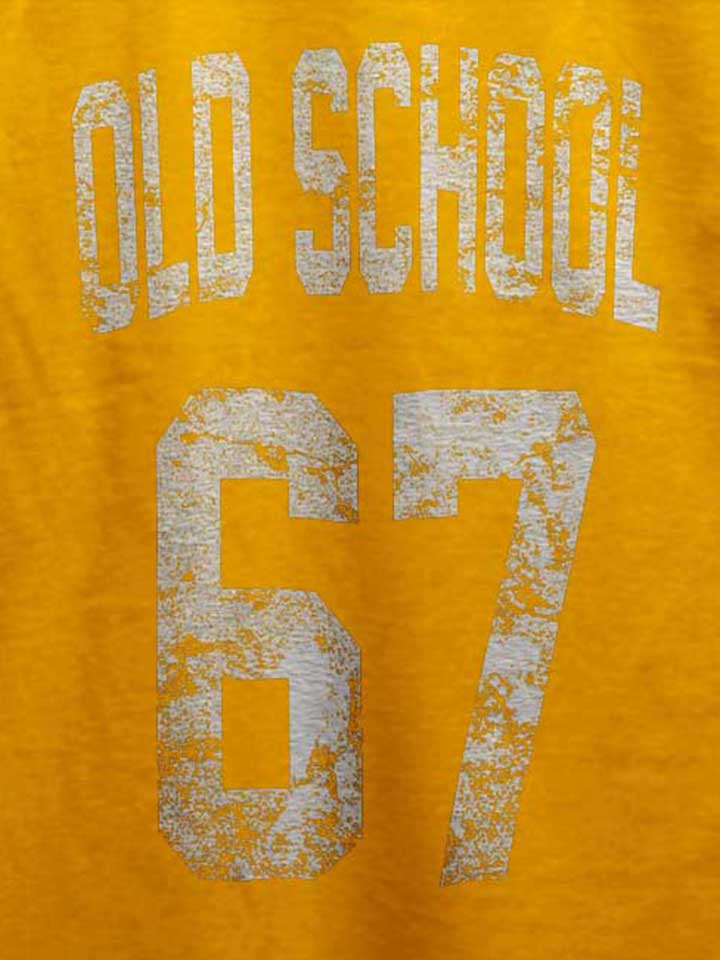 oldschool-1967-t-shirt gelb 4