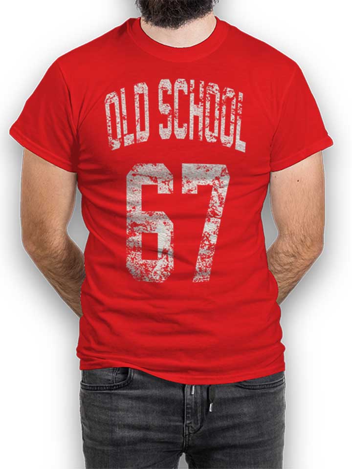 oldschool-1967-t-shirt rot 1