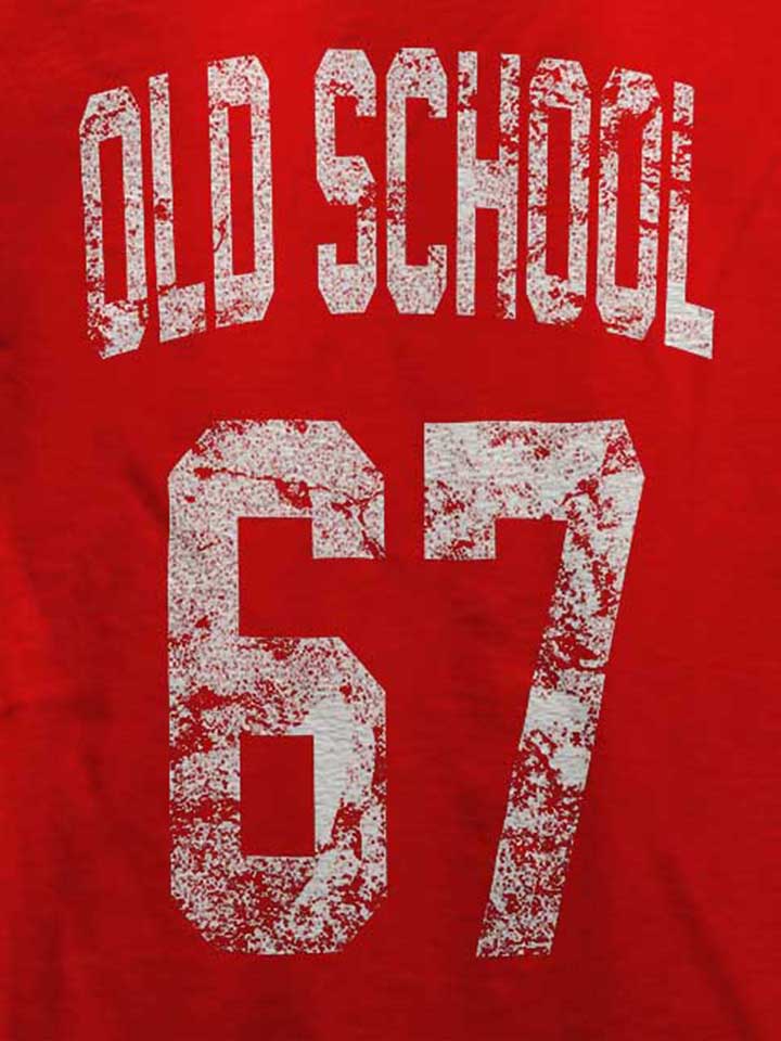 oldschool-1967-t-shirt rot 4
