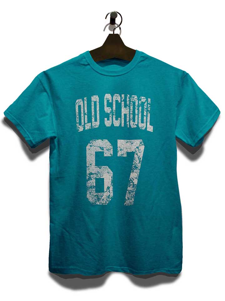 oldschool-1967-t-shirt tuerkis 3