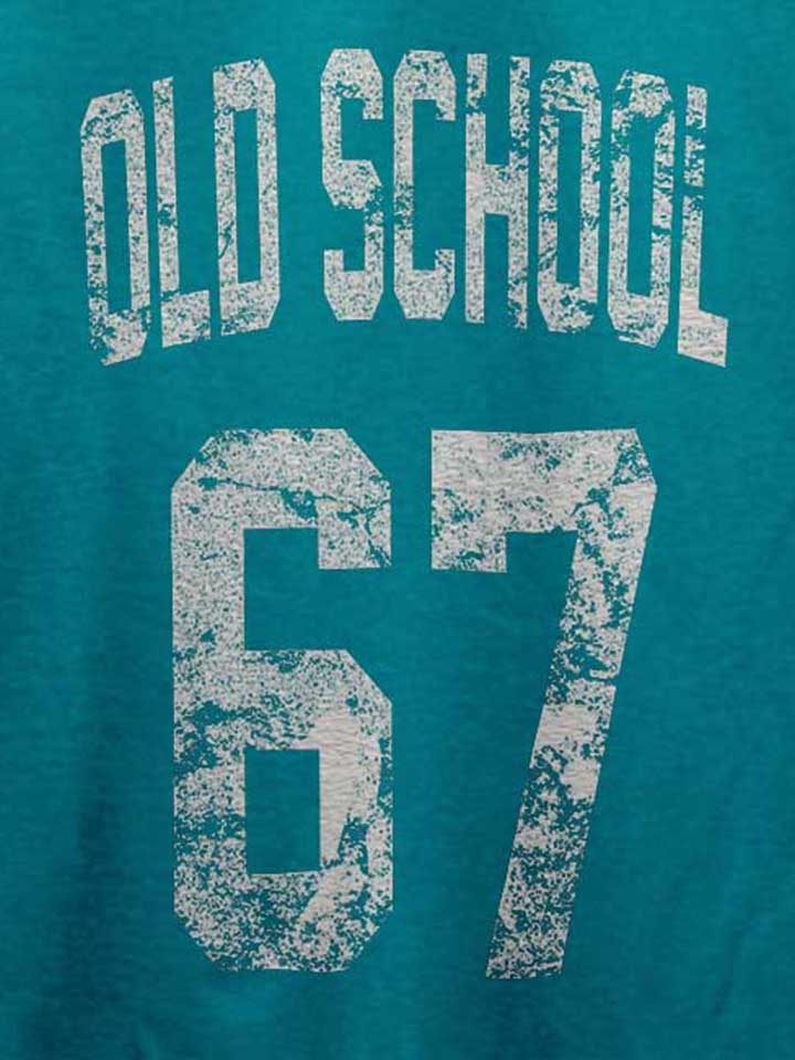 oldschool-1967-t-shirt tuerkis 4