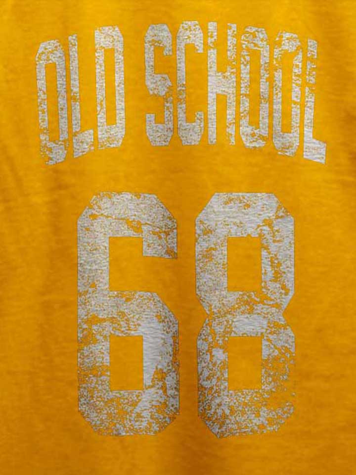 oldschool-1968-t-shirt gelb 4