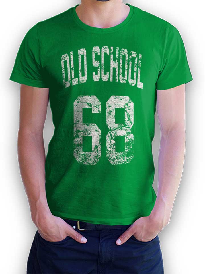Oldschool 1968 T-Shirt vert L