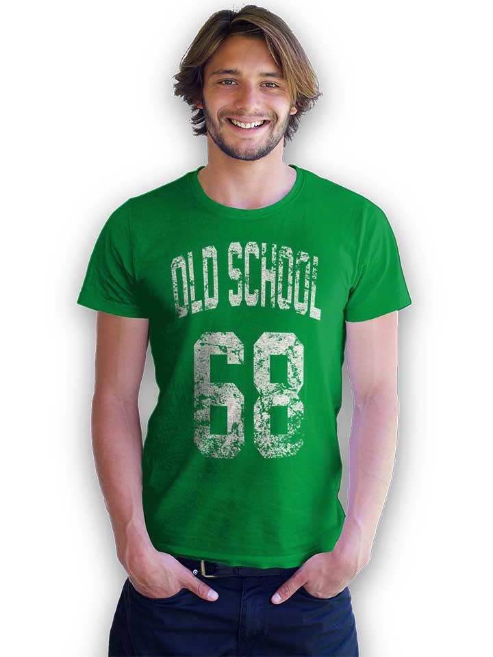 oldschool-1968-t-shirt gruen 2