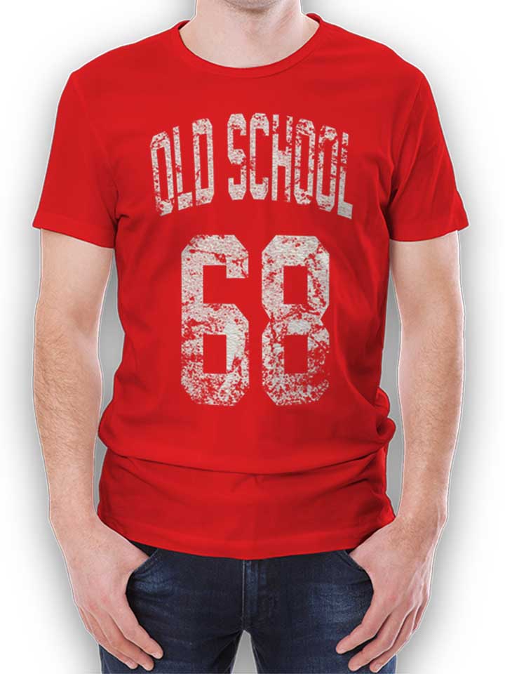 Oldschool 1968 Camiseta rojo L