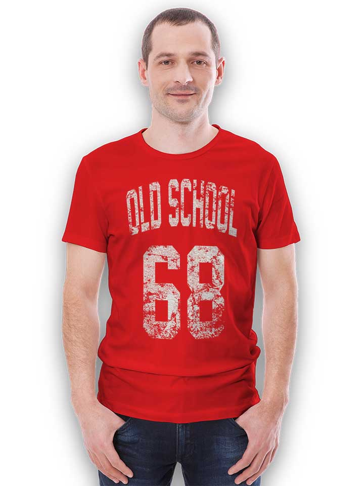 oldschool-1968-t-shirt rot 2