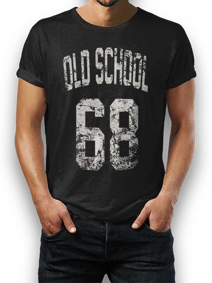 Oldschool 1968 T-Shirt schwarz L