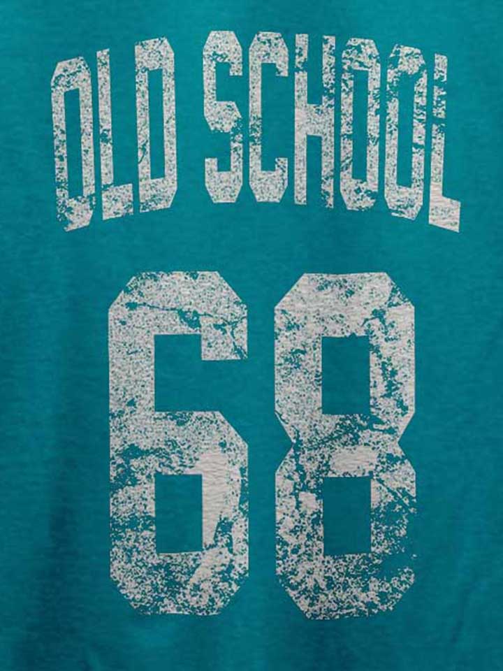 oldschool-1968-t-shirt tuerkis 4