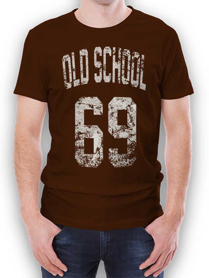 Oldschool 1969 T-Shirt brown L