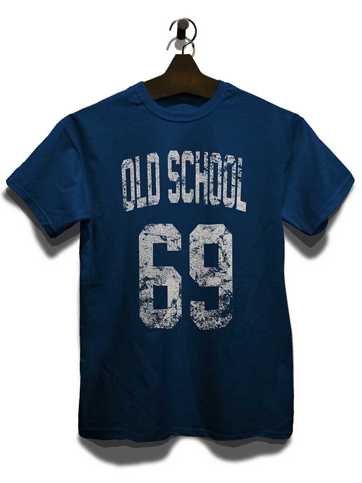 oldschool-1969-t-shirt dunkelblau 3