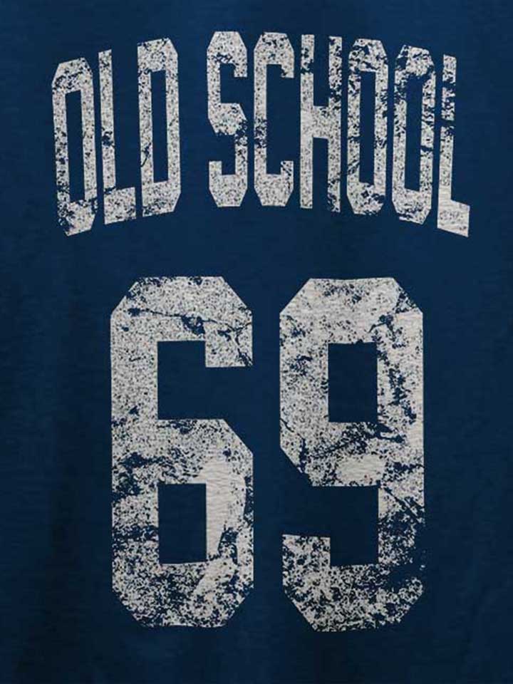 oldschool-1969-t-shirt dunkelblau 4