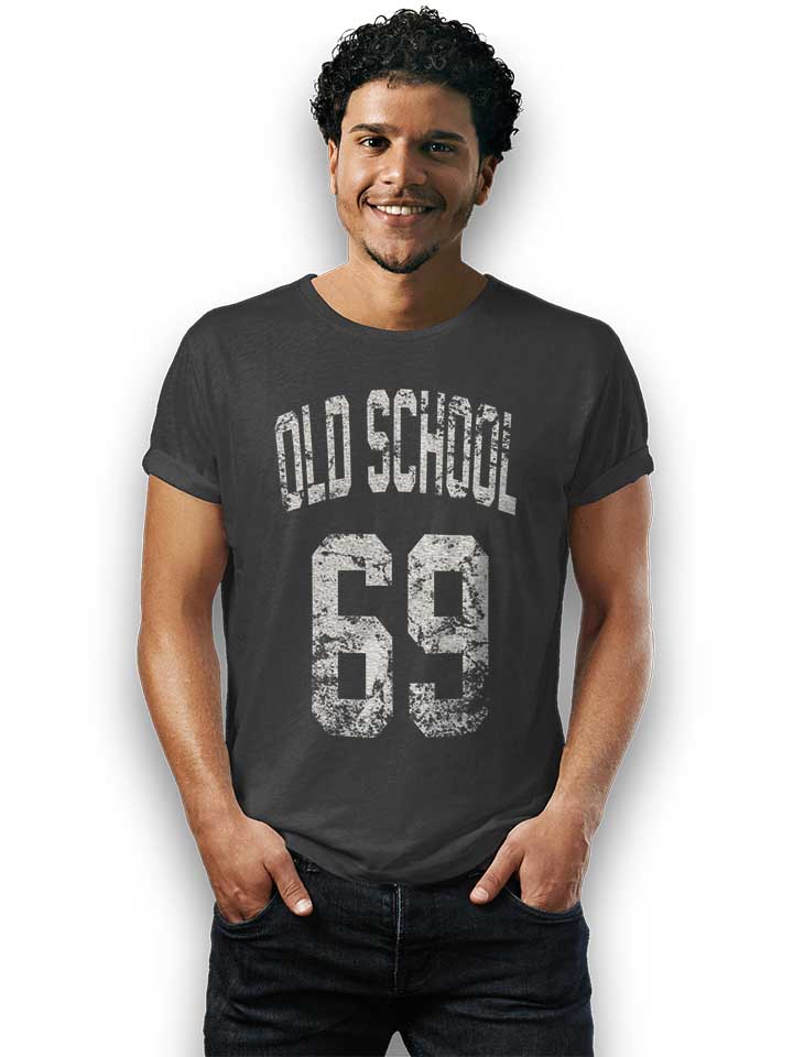 oldschool-1969-t-shirt dunkelgrau 2
