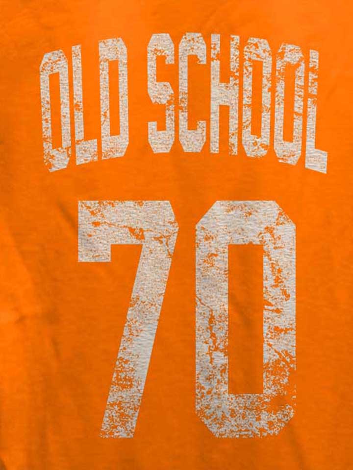 oldschool-1970-damen-t-shirt orange 4